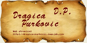 Dragica Purković vizit kartica